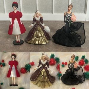 Barbie Keepsake Ornaments-Set of 3